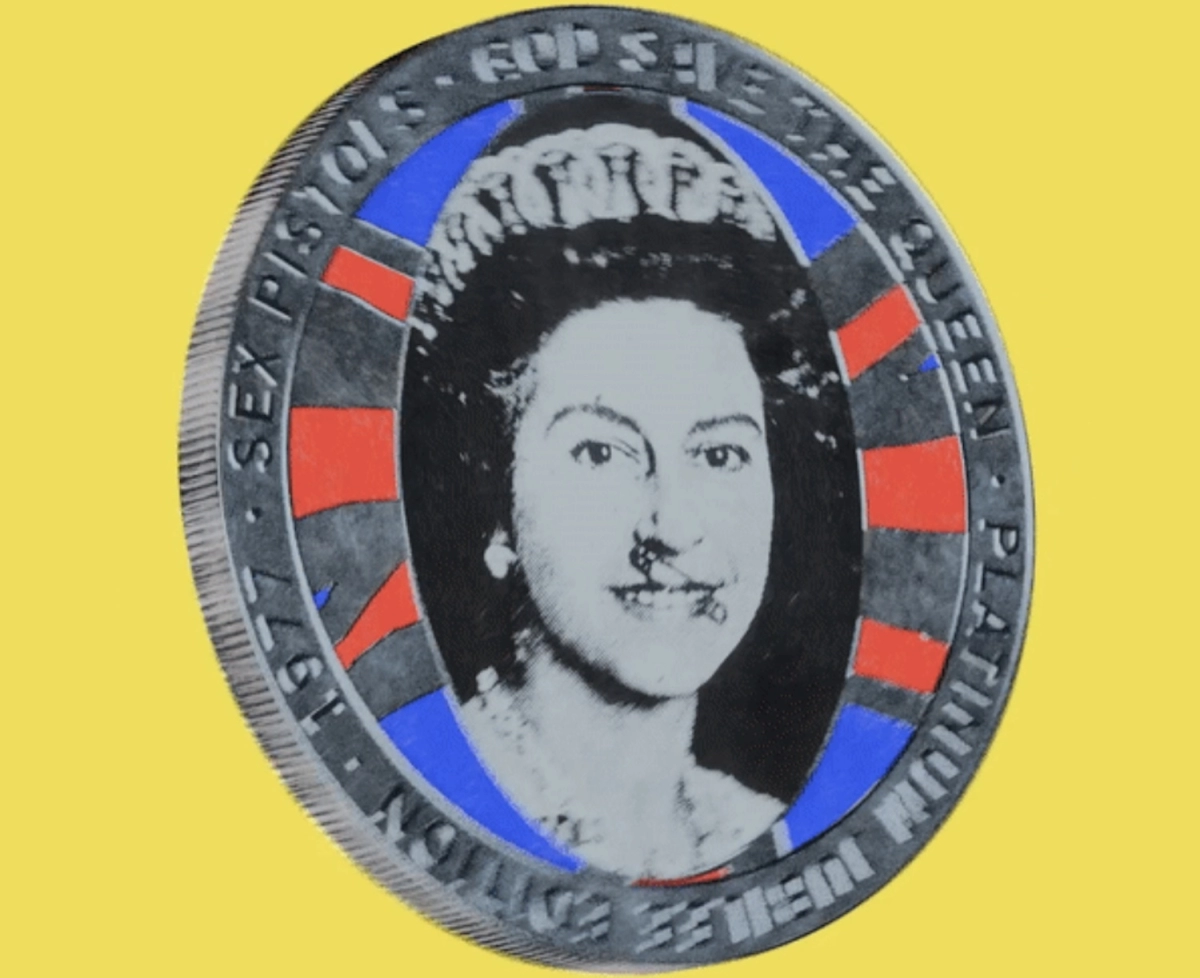 SEX PISTOLS 『GOD SAVE THE QUEEN』 Sex Pistols 'God Save The Queen' coin released for Platinum